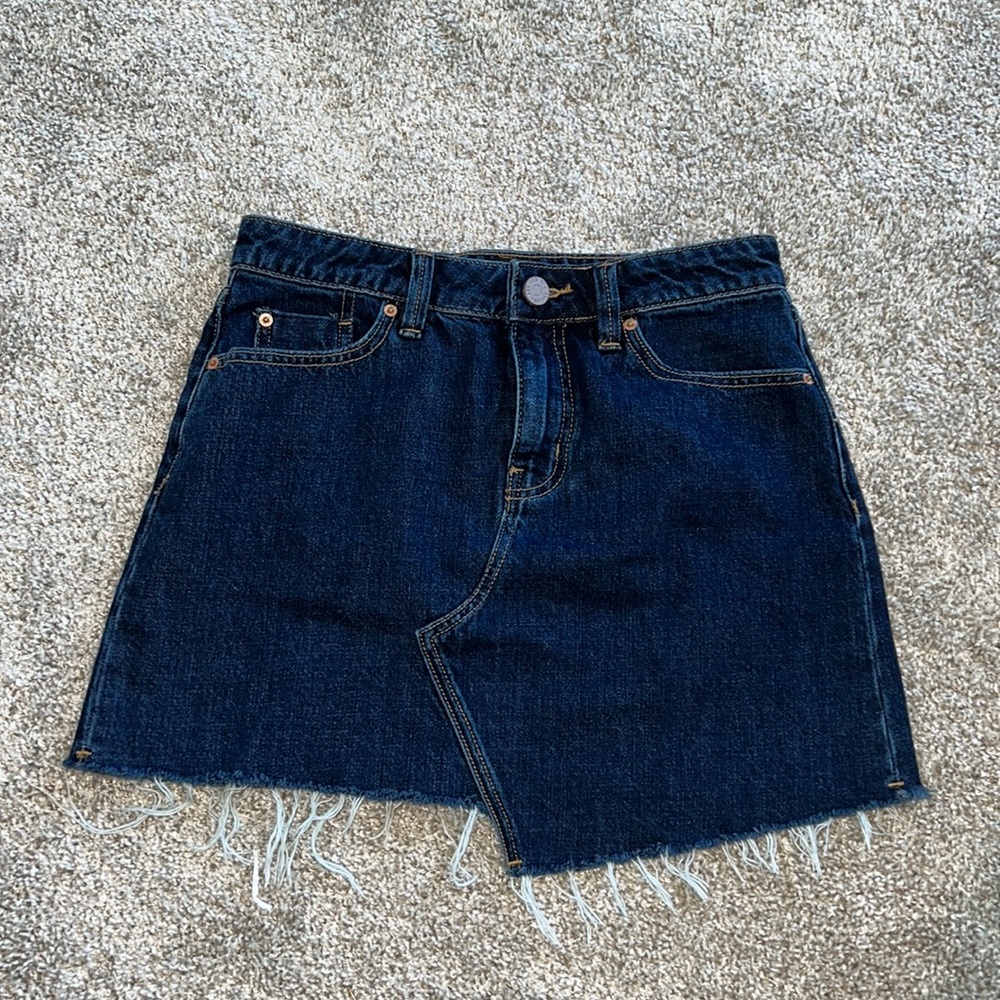 BDG dark blue jean skirt